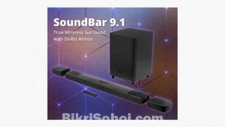 9.1 Channel JBL Wireless Dolby Atmos Sound Bar 820W